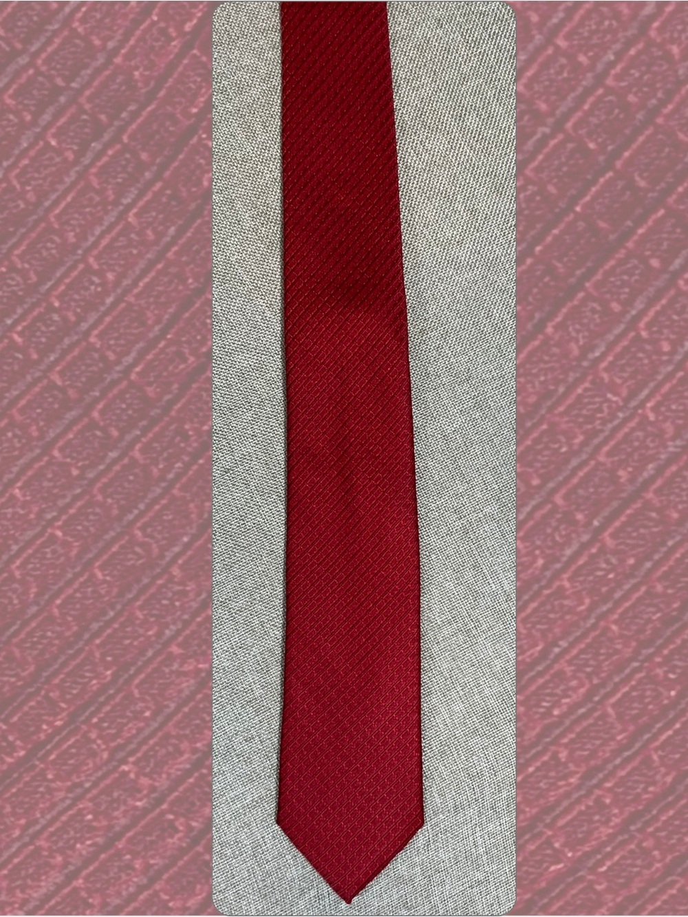 Perry Ellis Deep Red Solid Tie